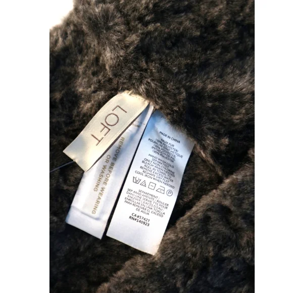 Loft Faux Fur Infinity Scarf - Picture 3 of 5